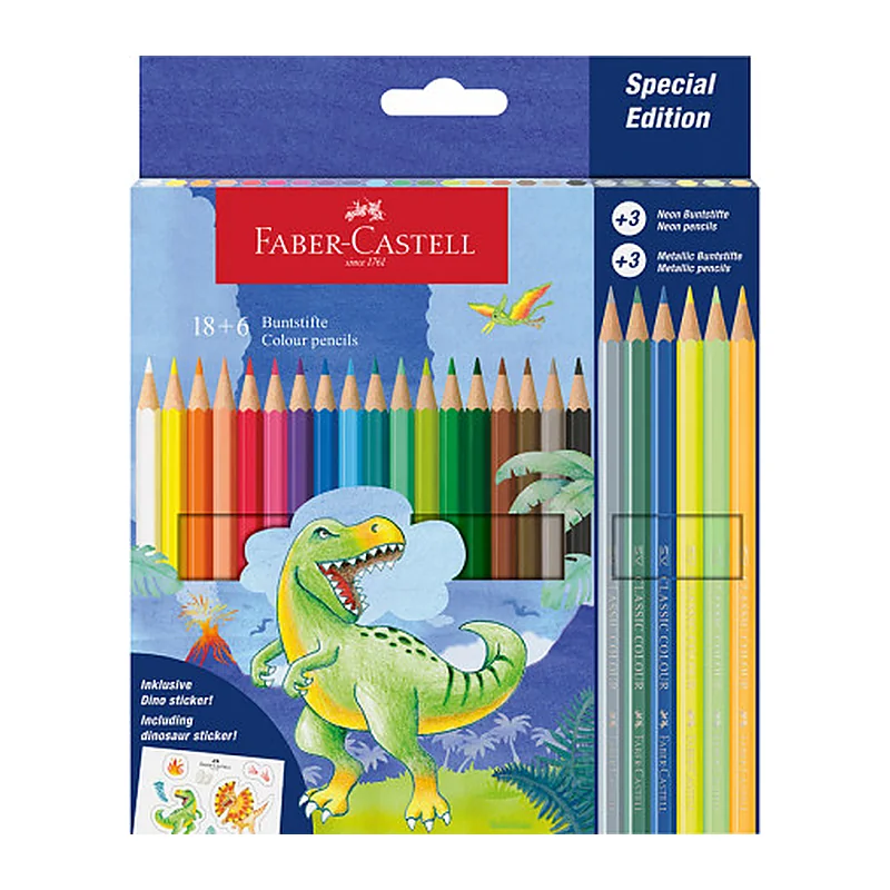 drvene-bojice-faber-castell-dino-klasik Drvene Bojice Faber Castell Dino Klasik