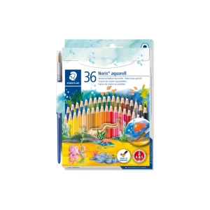 drvene-bojice-staedtler-noris-aquarell-36-boja-sa-cetkicom Drvene bojice Staedtler Noris aquarell – 36 boja sa četkicom