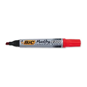 permanent-marker-bic-2300-kosi-crvena Permanent marker BIC 2300 kosi crvena