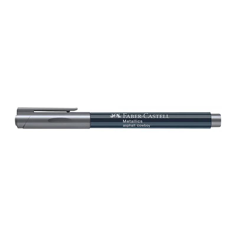 permanent-marker-faber-castell-metalics-asphlat-cowboy-tamno-siva Permanent marker Faber Castell Metalics Asphlat cowboy tamno siva