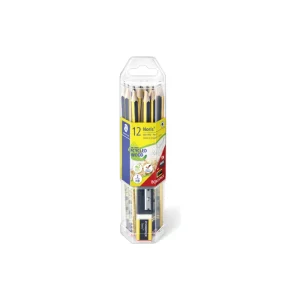 Set grafitnih olovaka Staedtler Noris – 12 olovaka, gumica i rezač