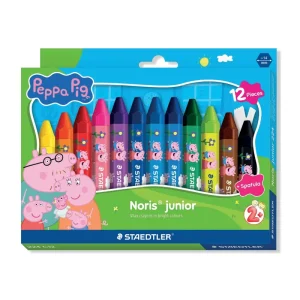 vostane-bojice-staedtler-noris-junior-peppa-pig-12-boja-sa-spatulom Voštane bojice Staedtler Noris junior Peppa Pig – 12 boja sa špatulom